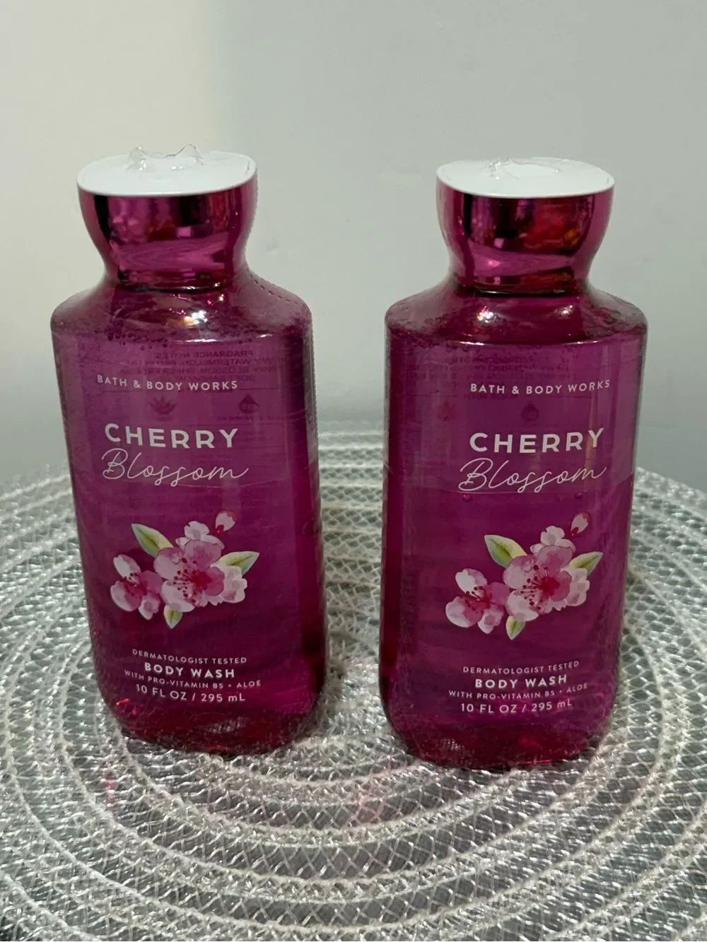 BBW Cherry Blossom Body Wash Set of 2 NWT